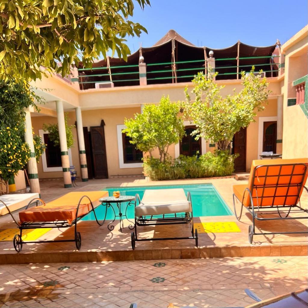 Riad Rime Garden Marrakech Lagouassem Extérieur photo